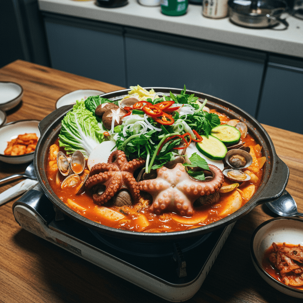 낙지전골 (Nakji Jeongol)