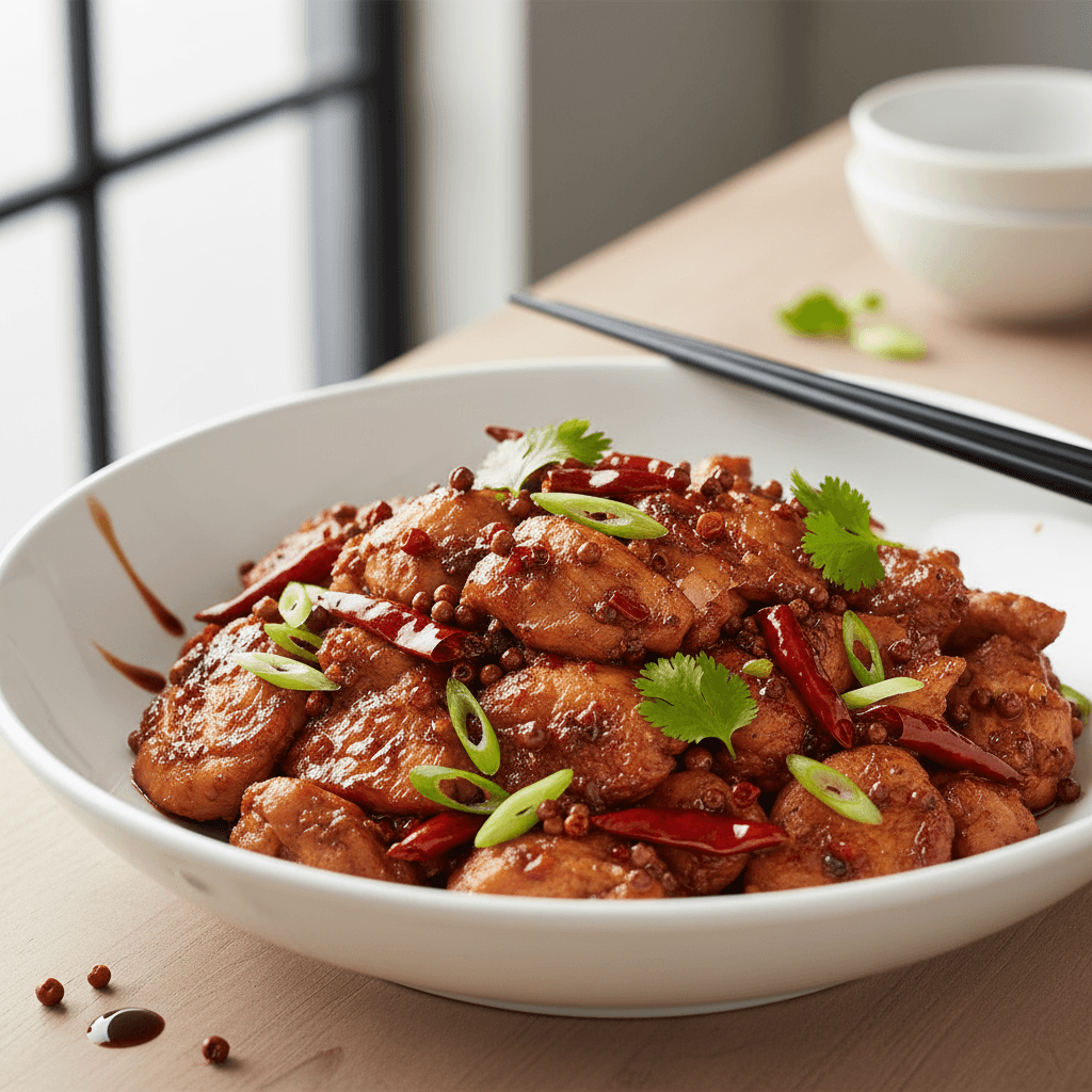 Sichuan Peppercorn Chicken Stir-Fry
