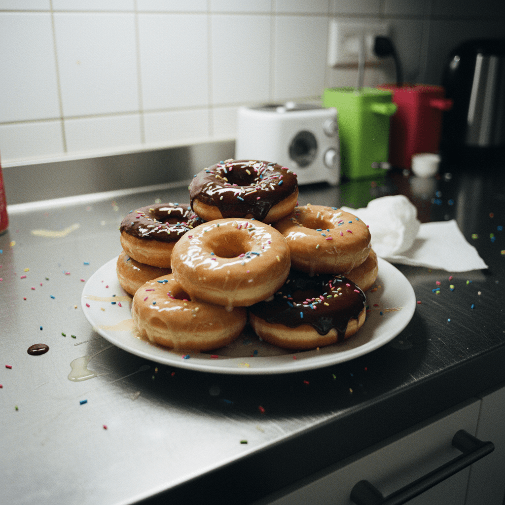 Homemade Krispy Kreme Style Donuts
