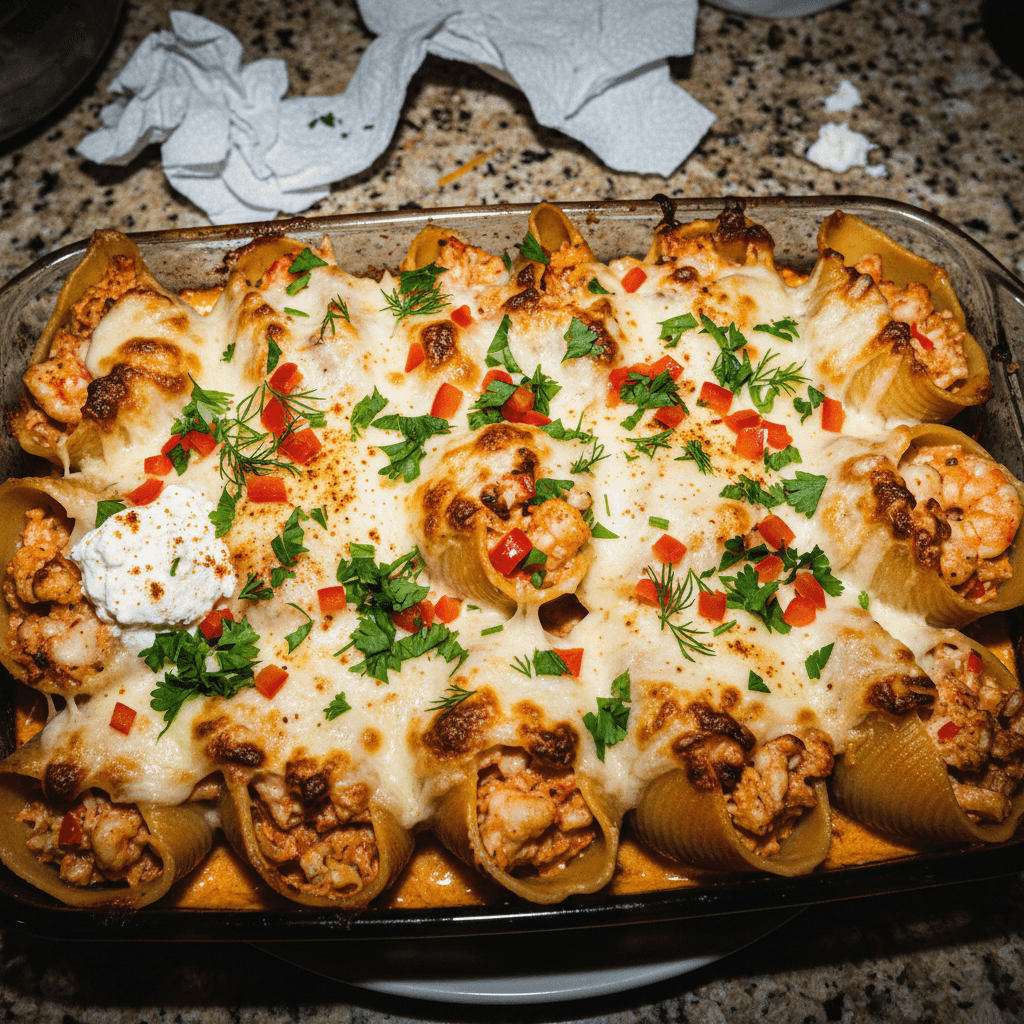 Cajun Seafood Stuffed Shells