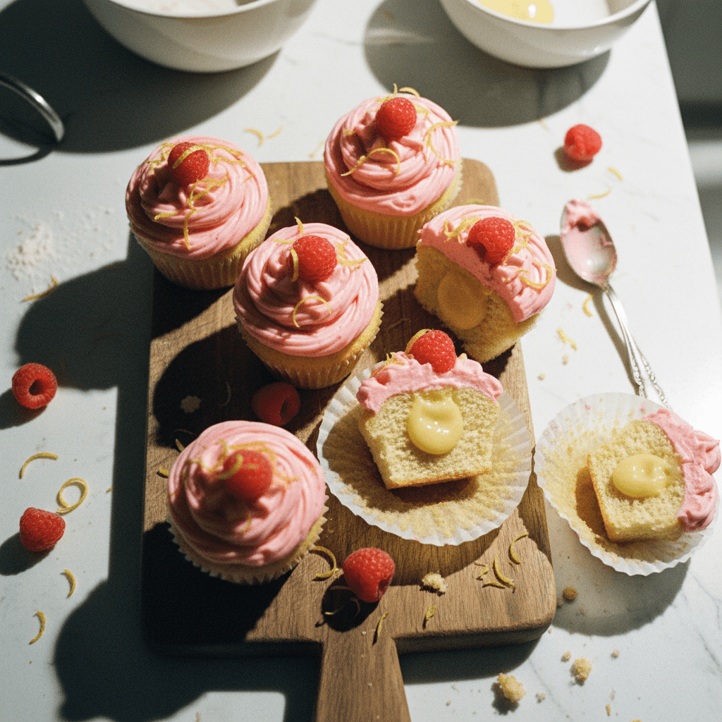 Raspberry Lemon Cupcakes