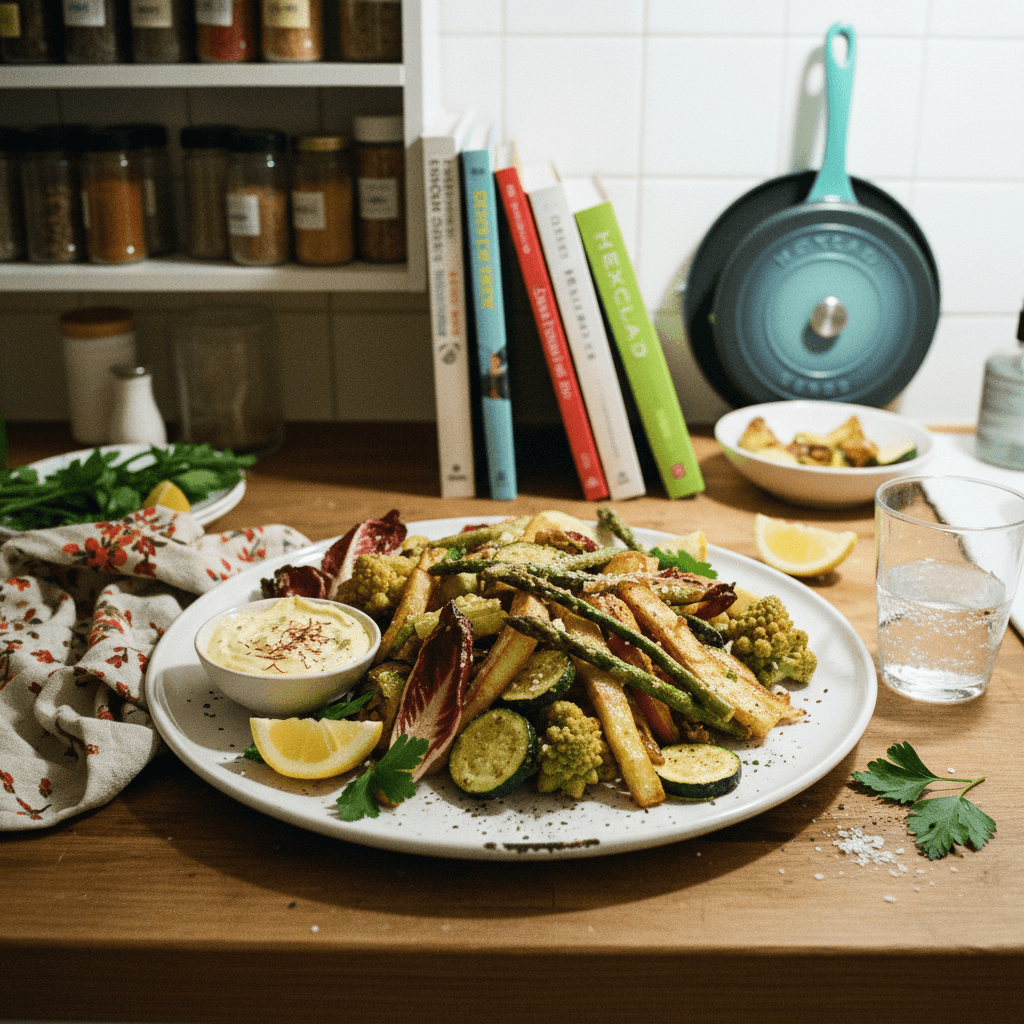 Fritto Misto with Saffron Aioli