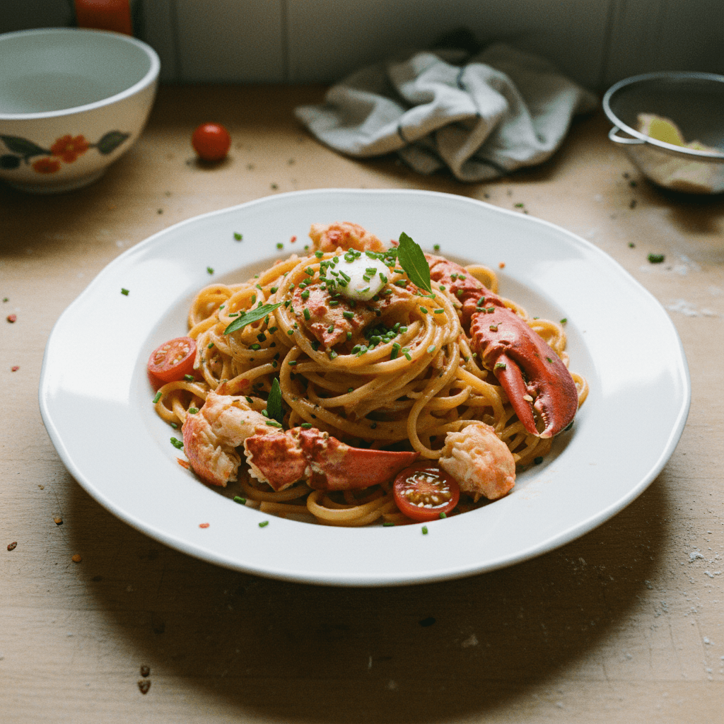 Pasta and Lobster