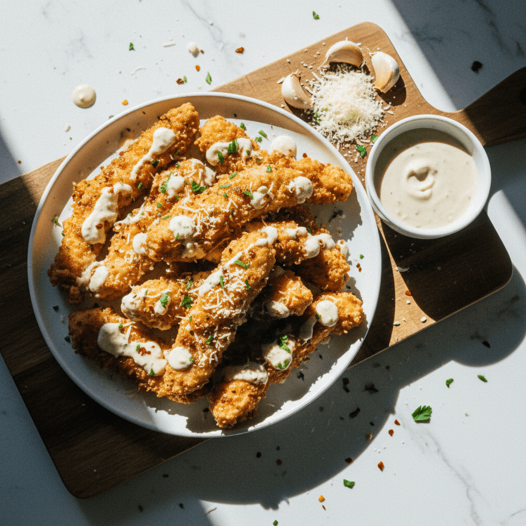 Garlic Parmesan Chicken Tenders