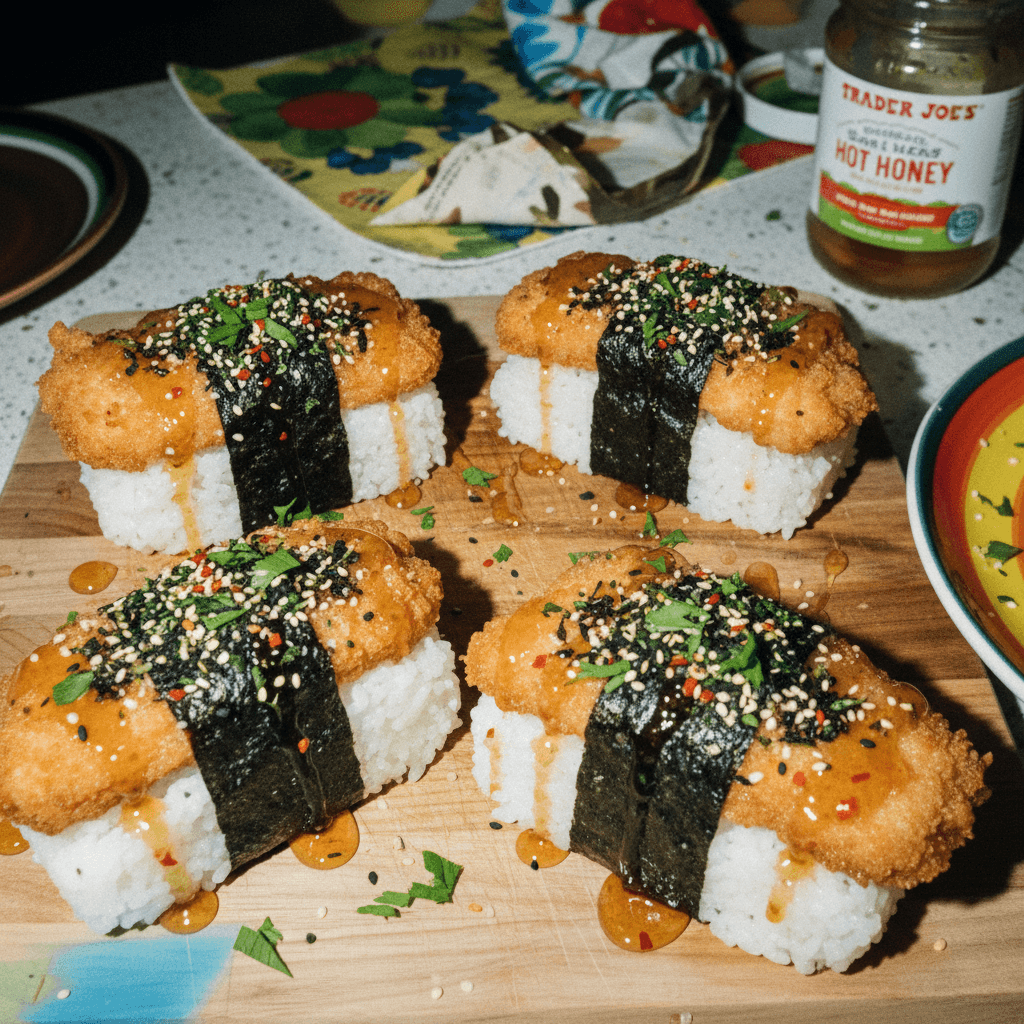 Honey Butter Katsu Musubi