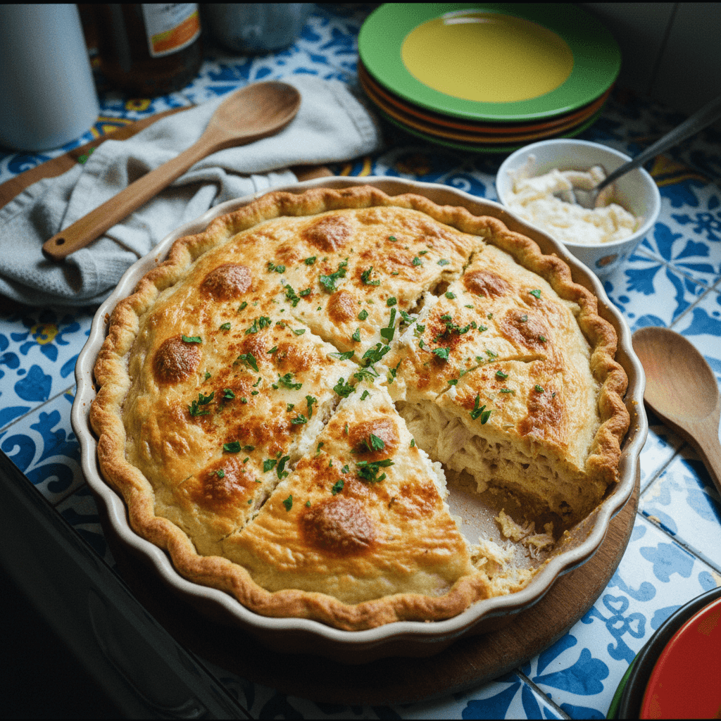 Empadão Cremoso (Creamy Brazilian Savory Pie)