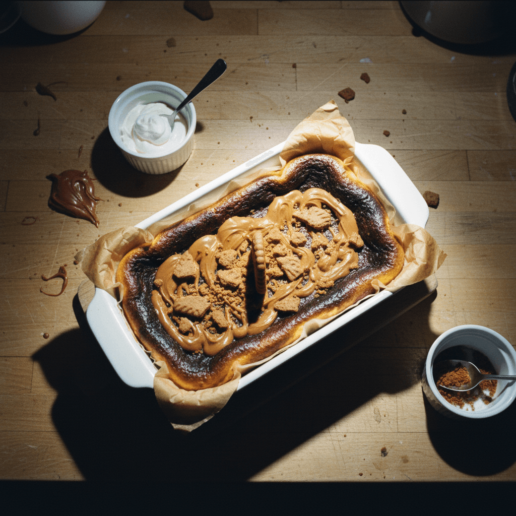 Biscoff Burnt Basque Cheesecake