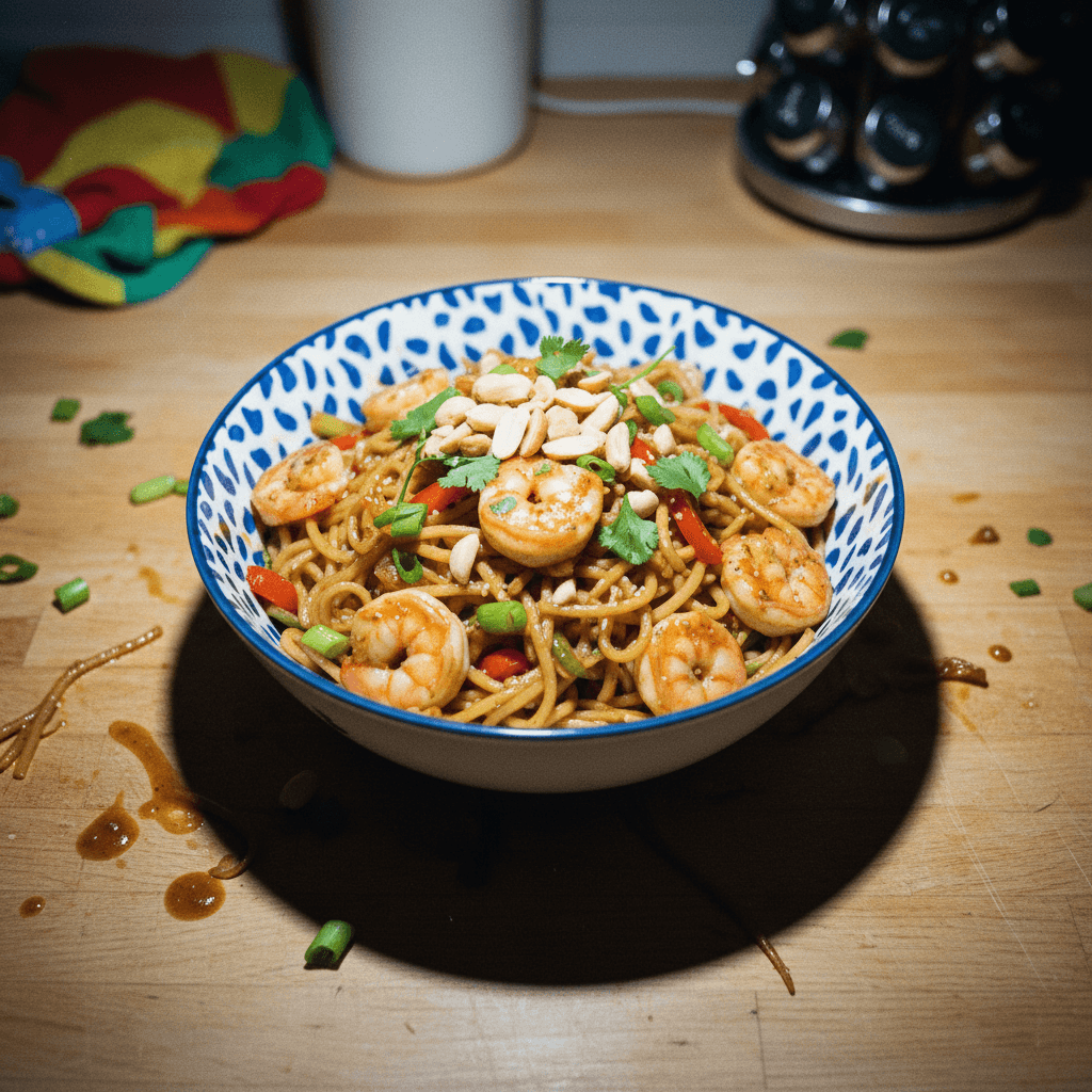 Quick Shrimp Stir-Fry Noodles