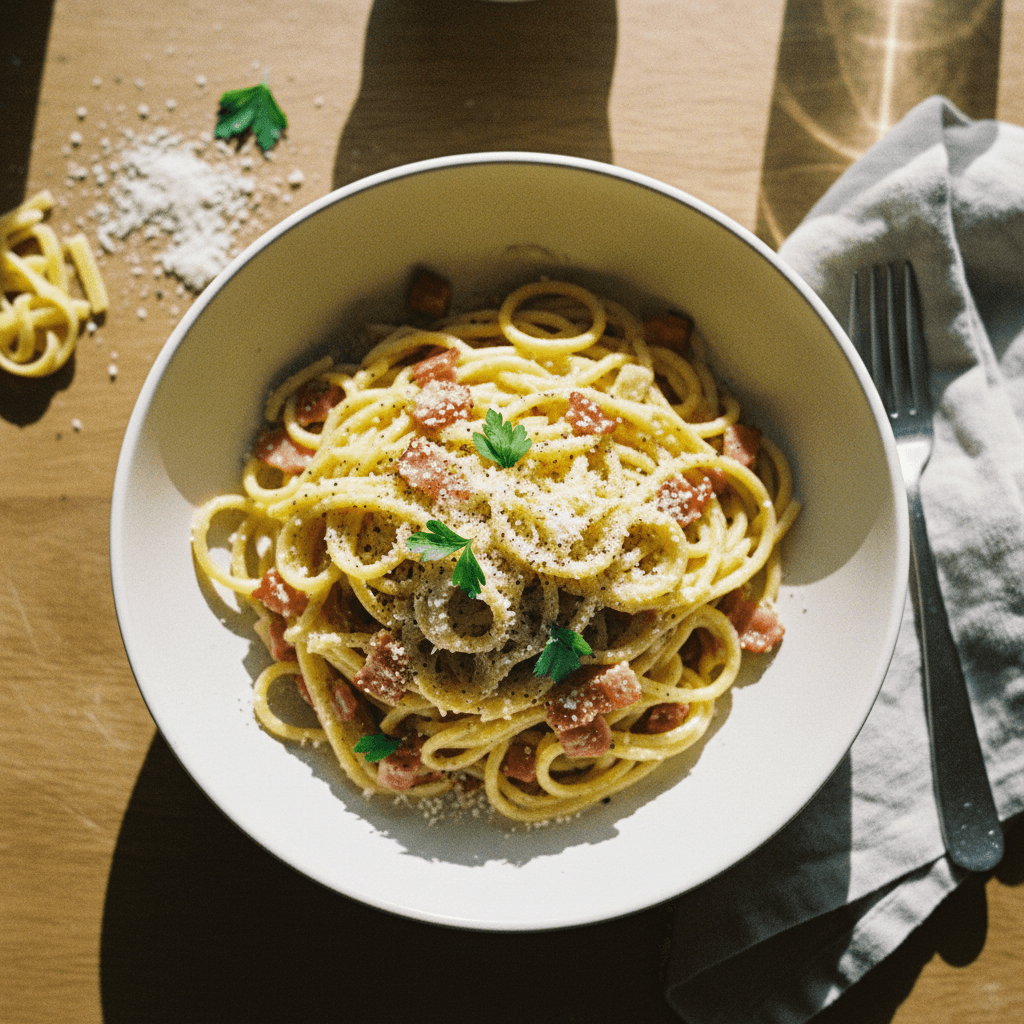 Creamy Tomato and Spinach Pasta