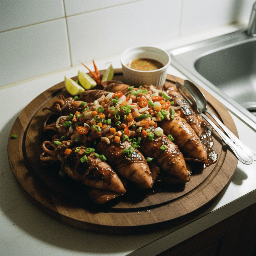 Rellenong Pusit ng Taga Malabon