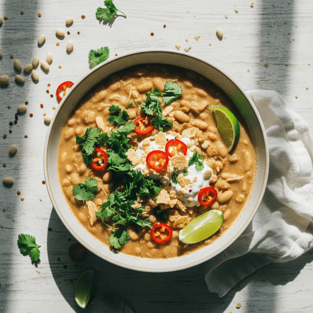 Hearty White Bean Chicken Chili