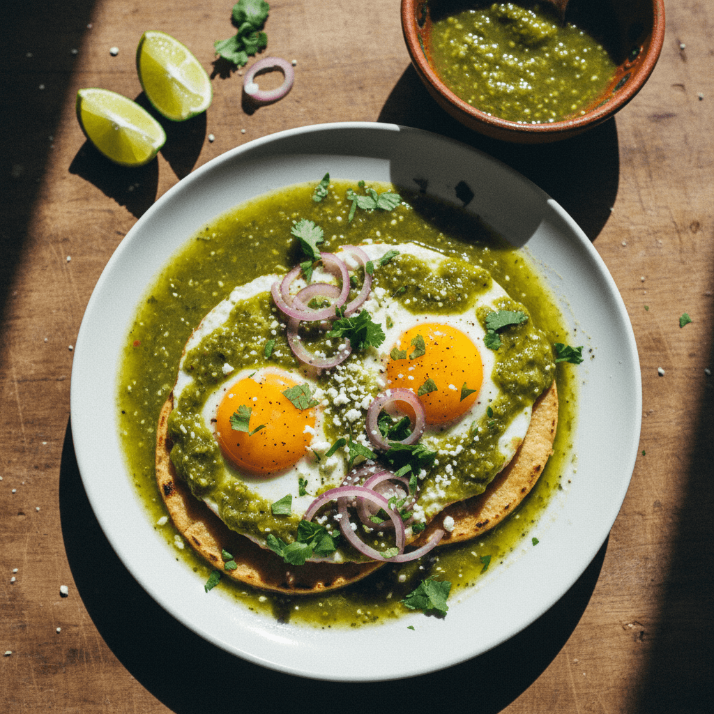 Huevos Rancheros (with Salsa Verde)