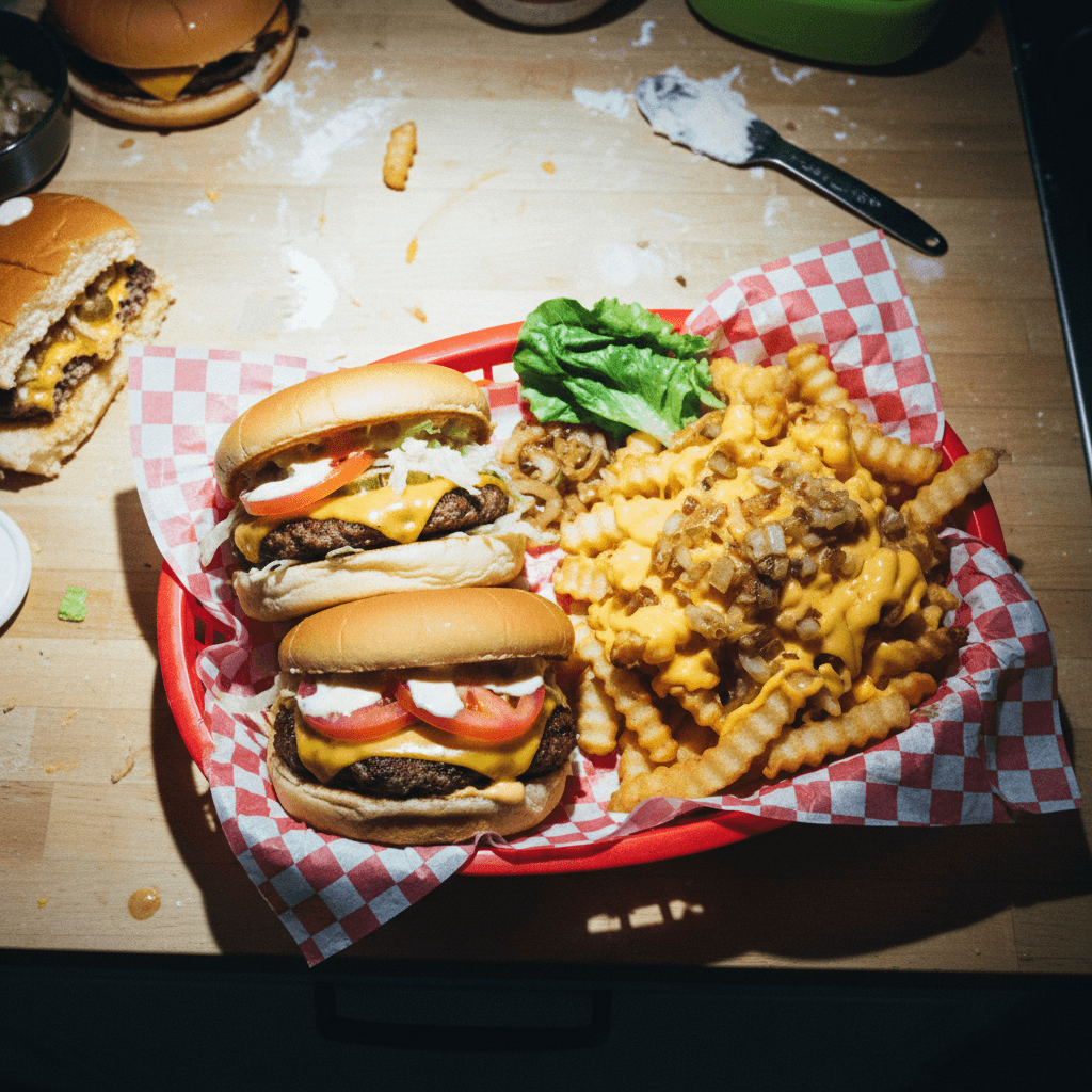 In-N-Out Burger and Animal Style Fries (Homemade)