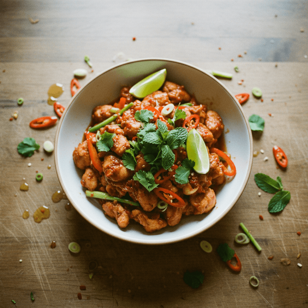 Spicy Lemongrass Chicken Stir-fry