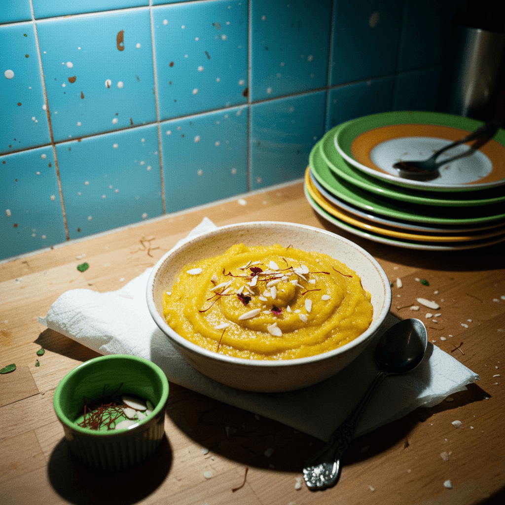 5-Minute Microwave Badam Halwa