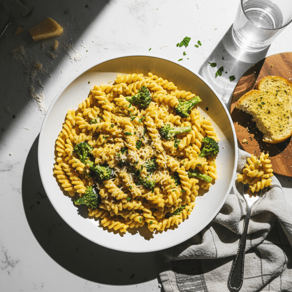 Cheesy and Creamy Broccoli Pasta