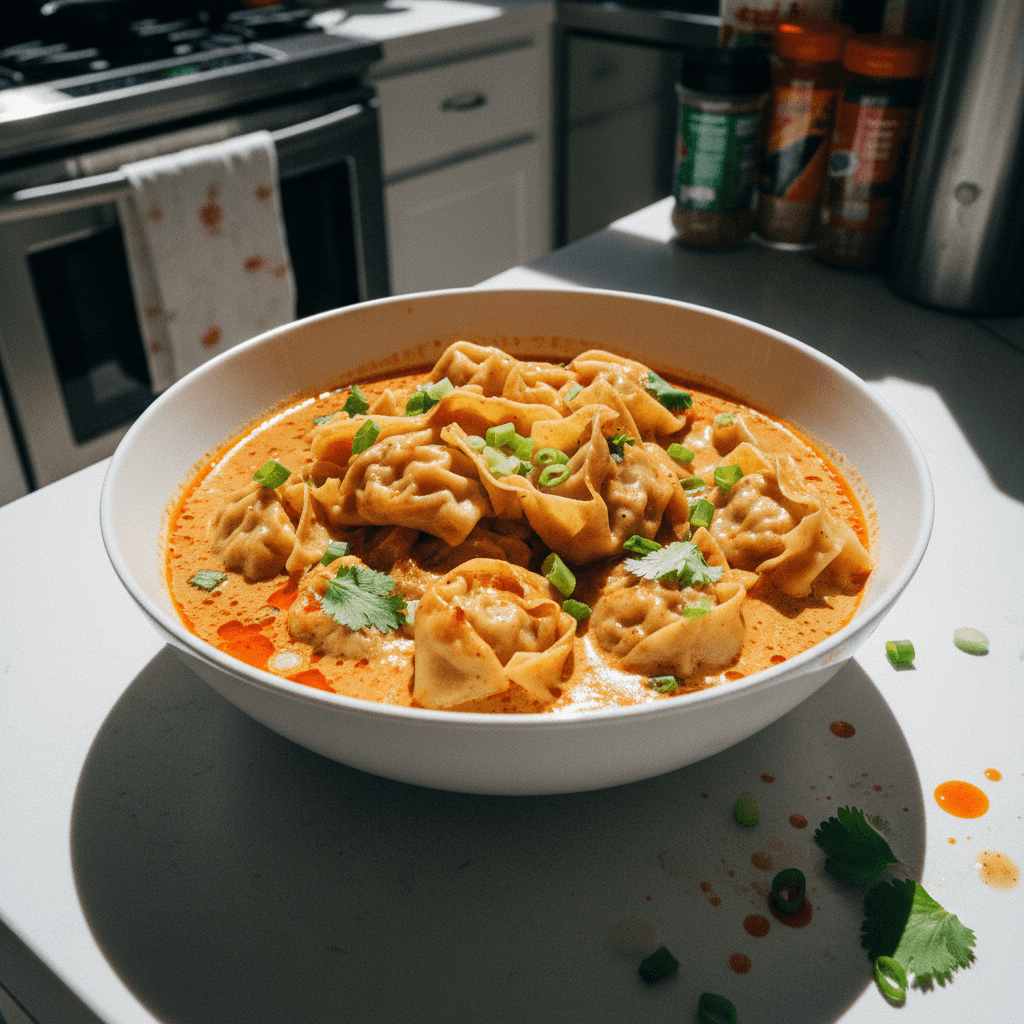 Thai Red Curry Wontons