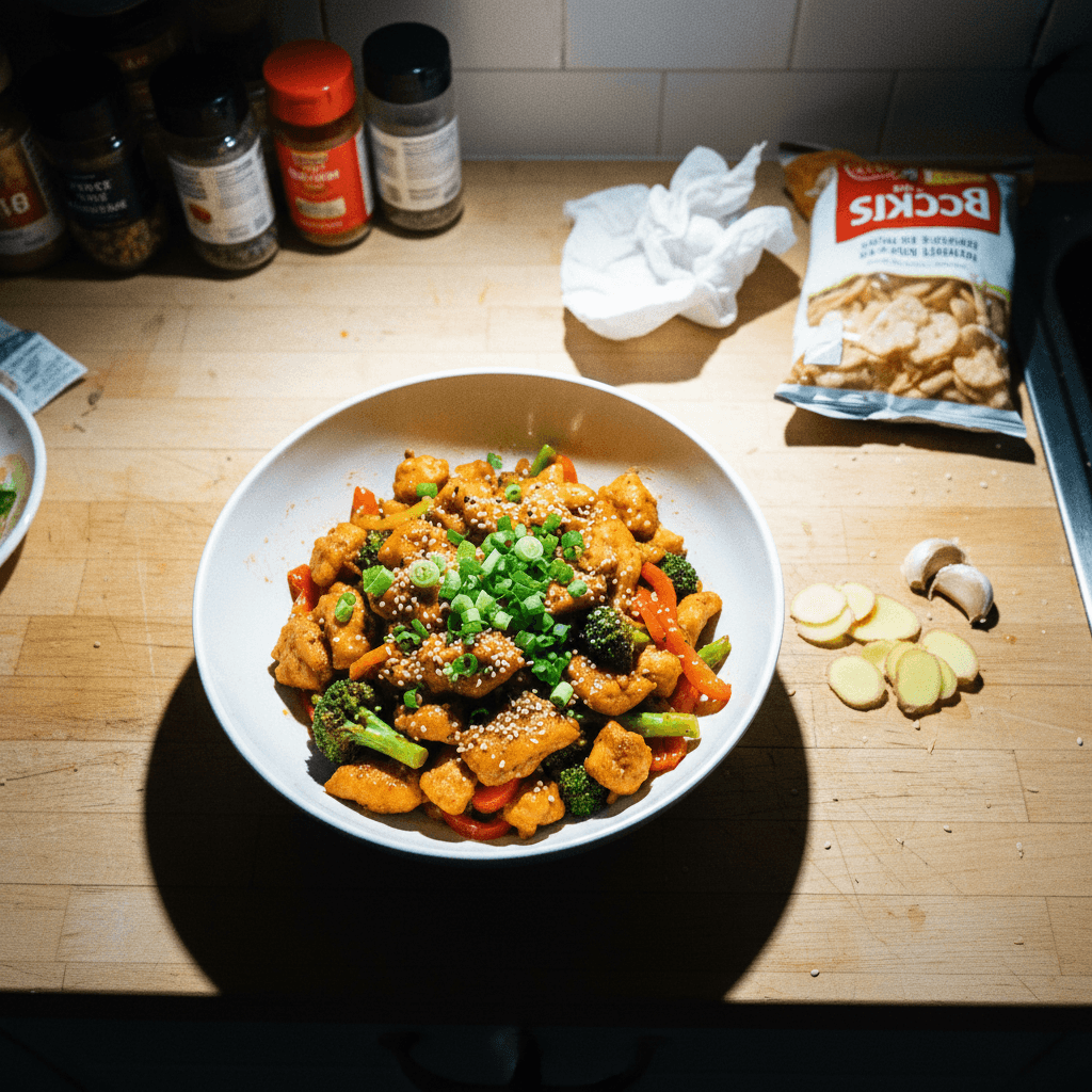 Ginger Garlic Chicken Stir Fry