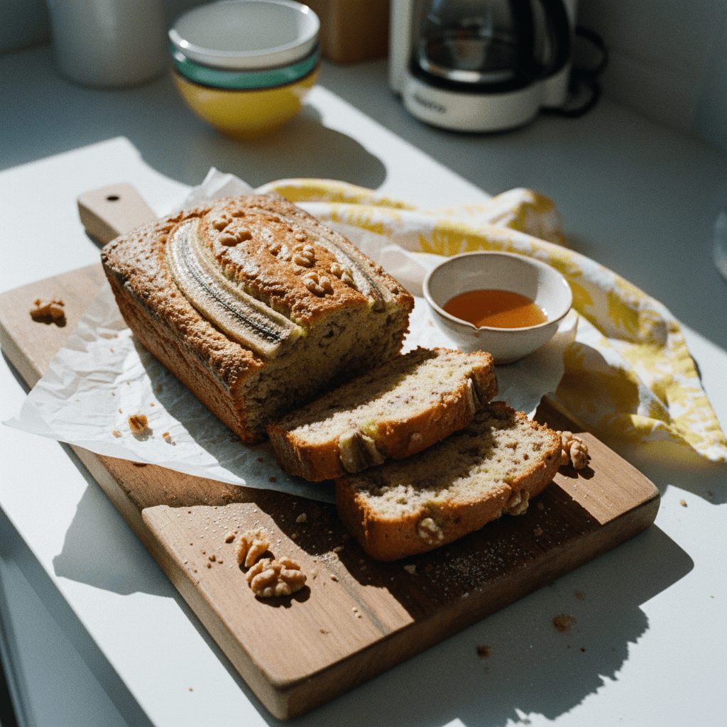 Classic Banana Bread with Walnuts