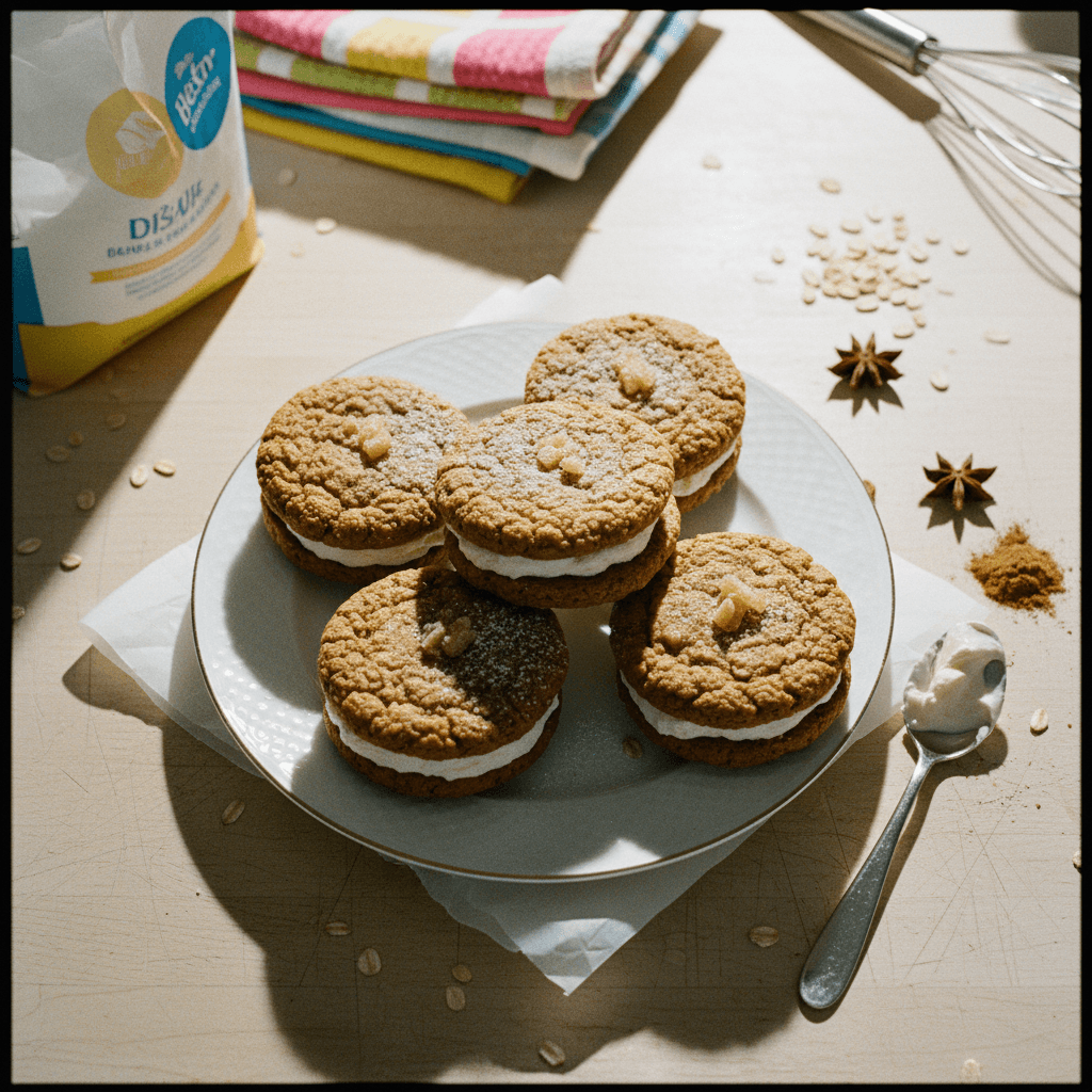 Little Debbie Brown Butter Gingerbread Oatmeal Cream Pies