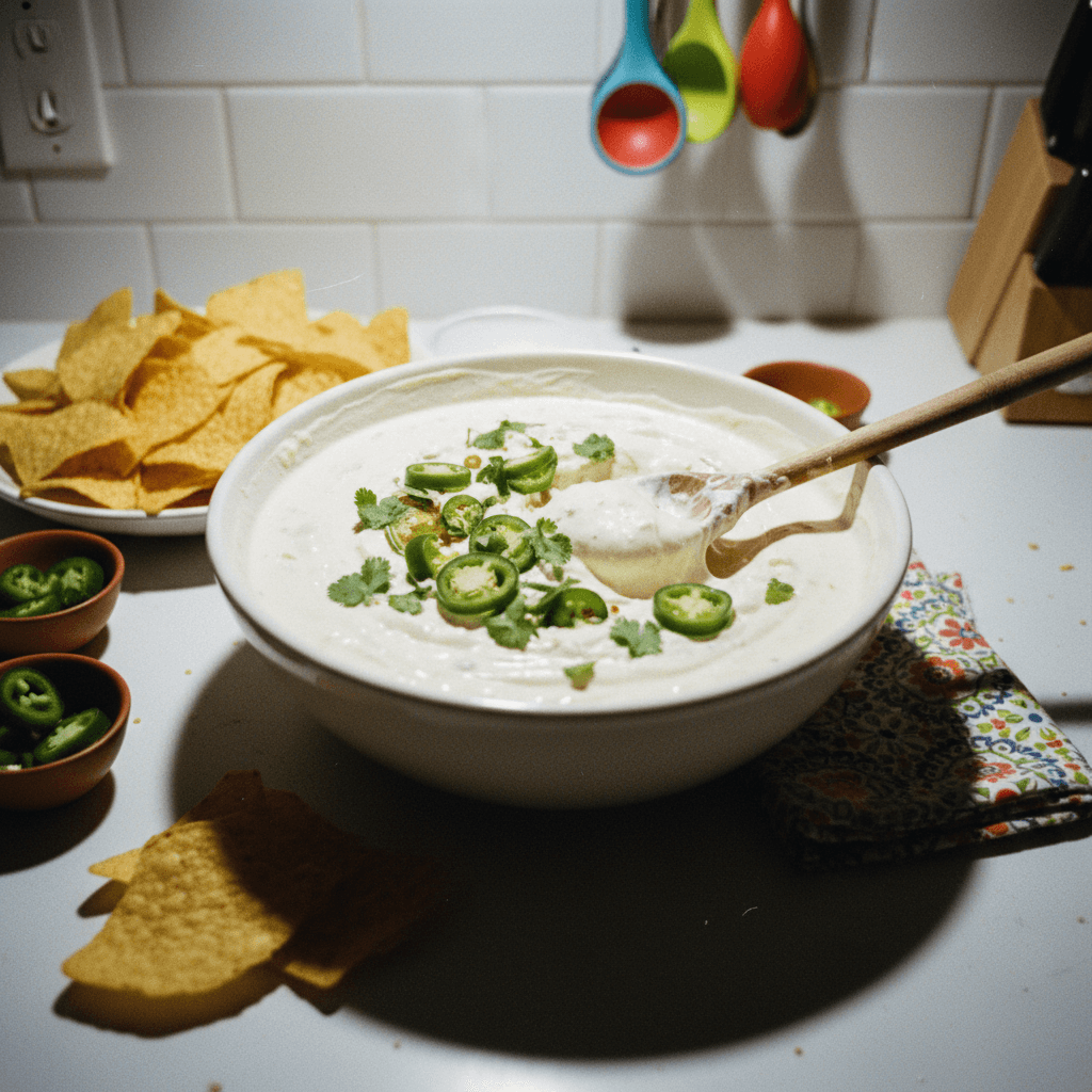 Restaurant-Style White Queso Dip