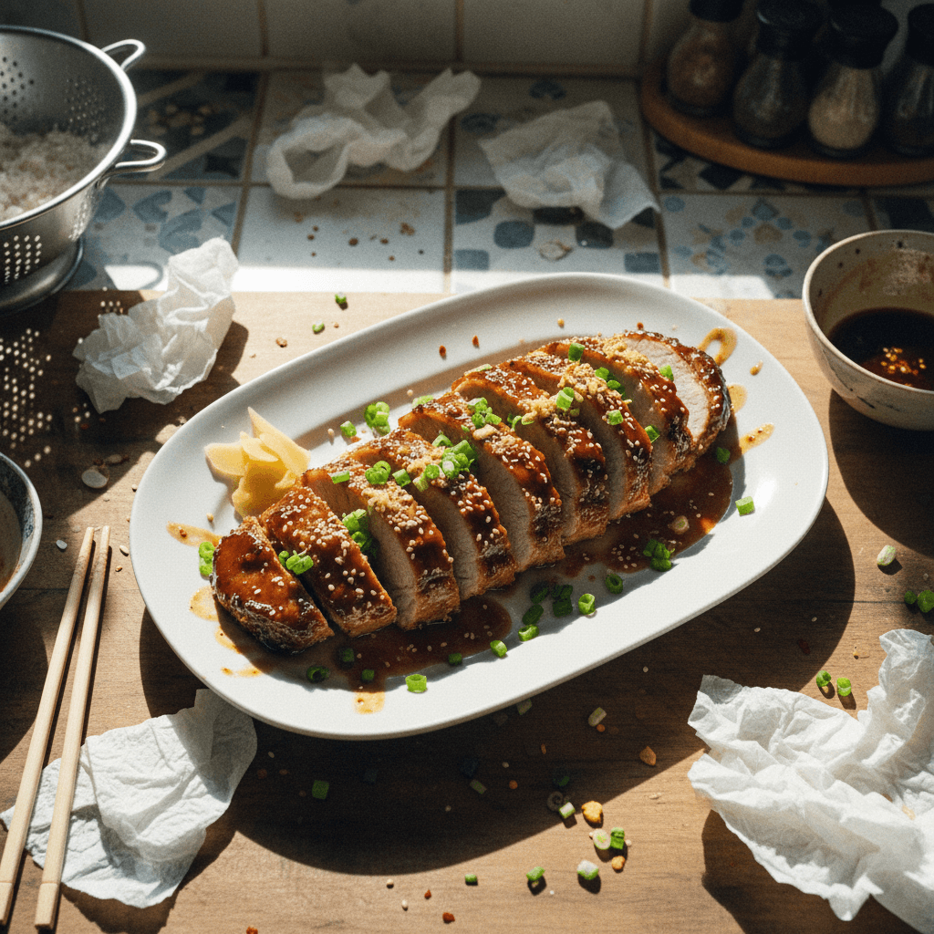 Ginger-Soy Glazed Pork Loin