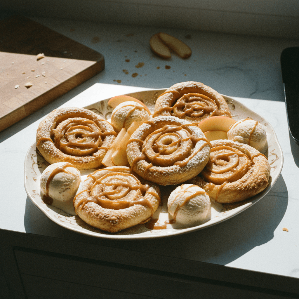 Easy Ribbon Apple Strudel