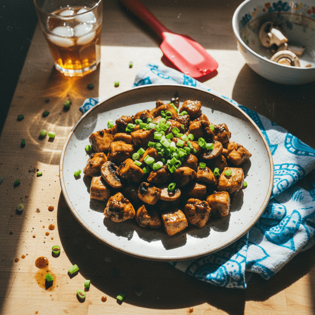Blackpepper Chicken Mushroom