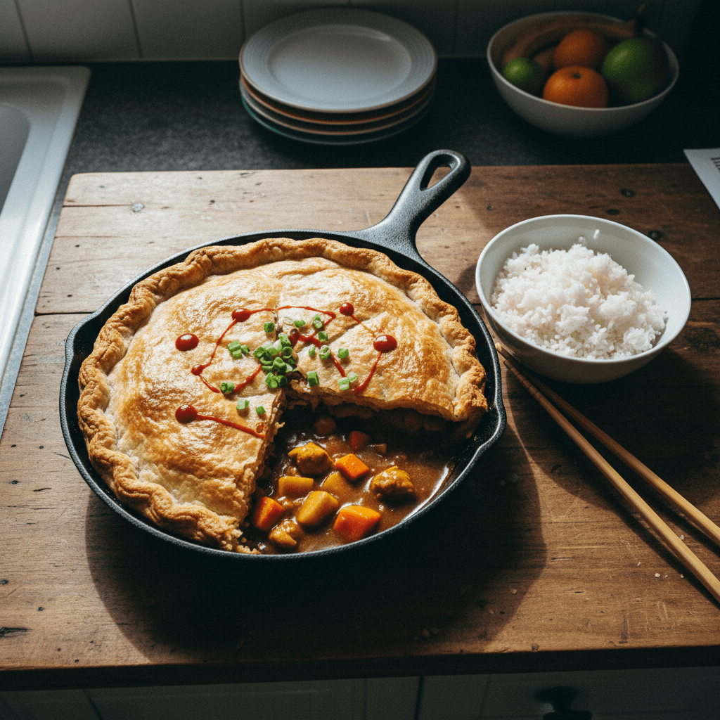 Japanese Curry Chicken Pot Pie