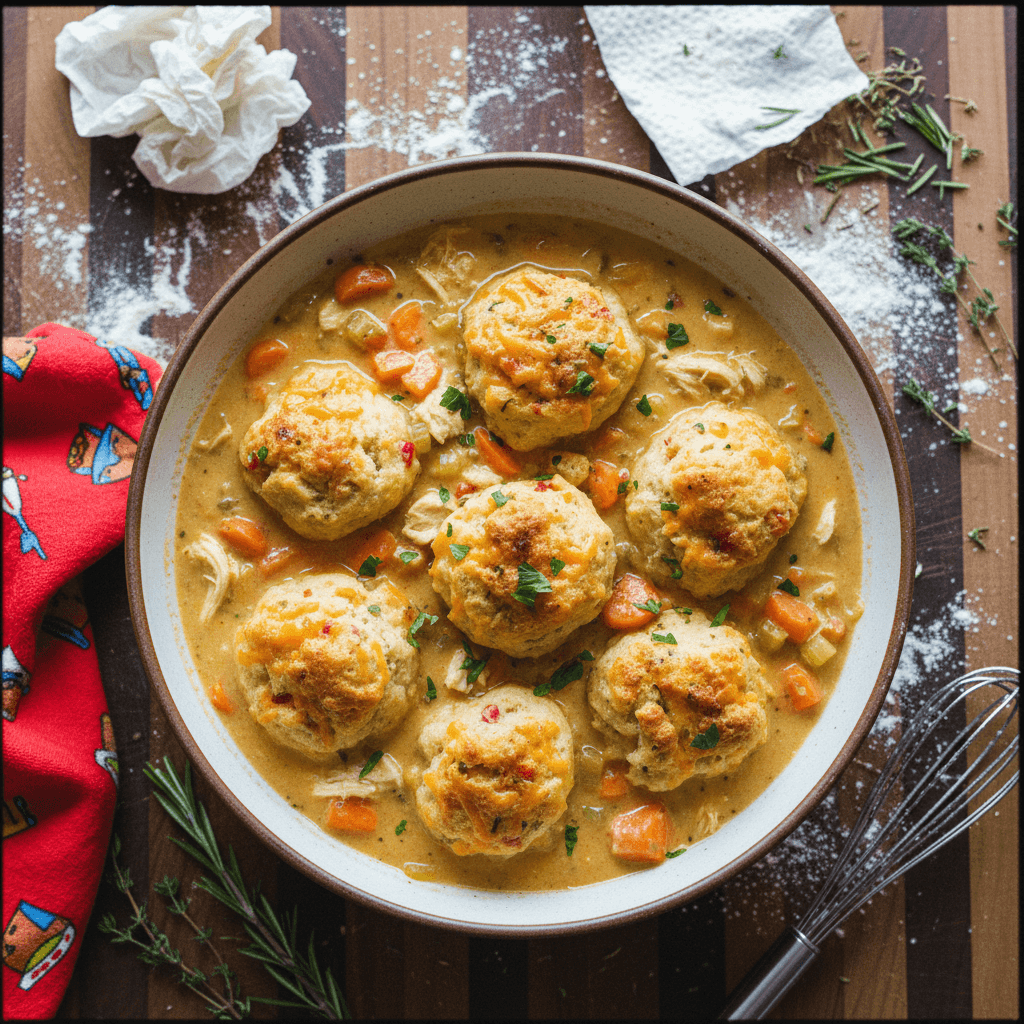 Cheddar Bay Chicken 'n Dumplings