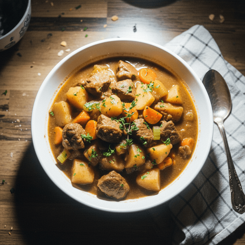 Hearty Irish Beef and Potato Stew