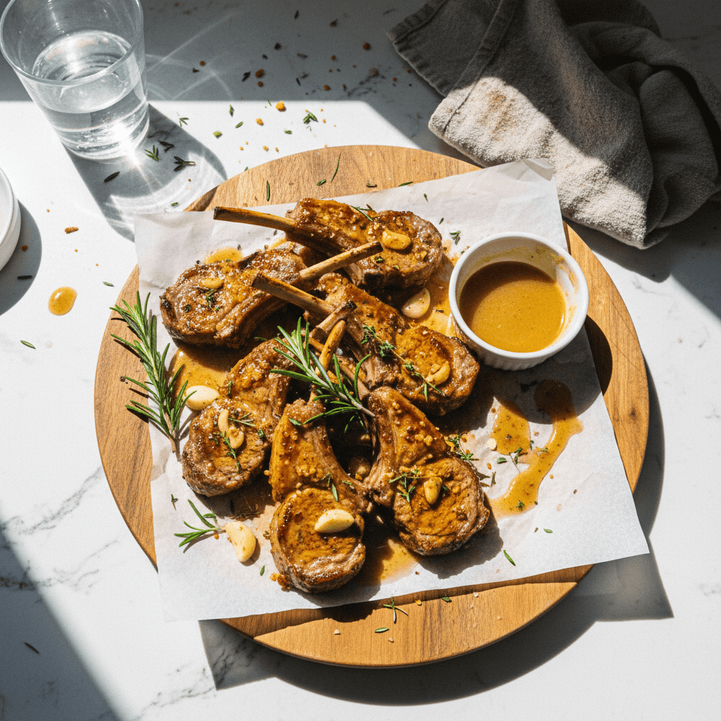 Honey Dijon Lamb Chops