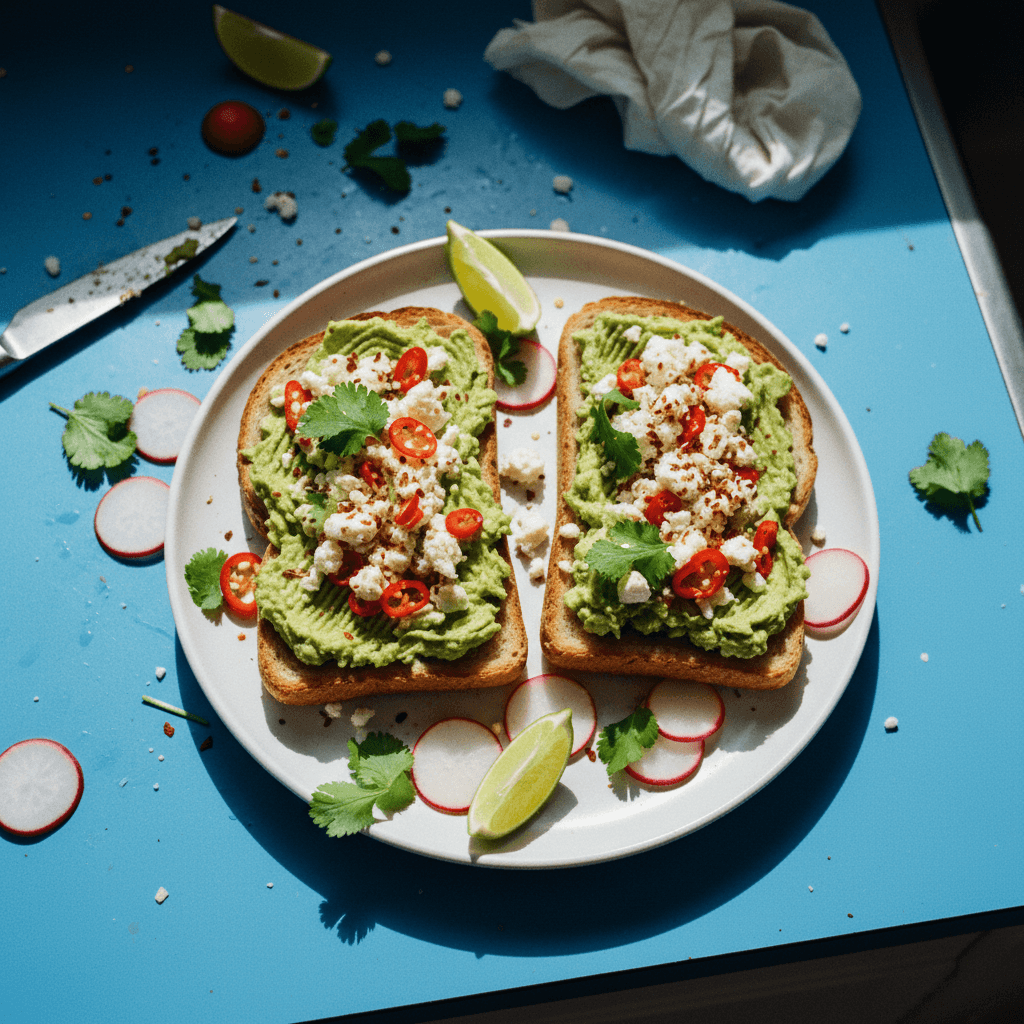 Avocado Toast with Spicy Feta