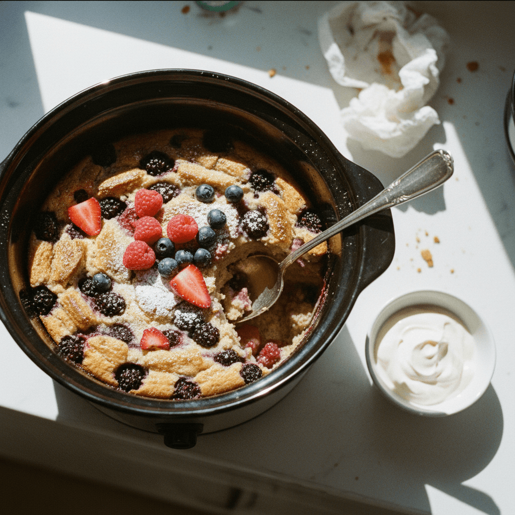 Berry Bread Pudding