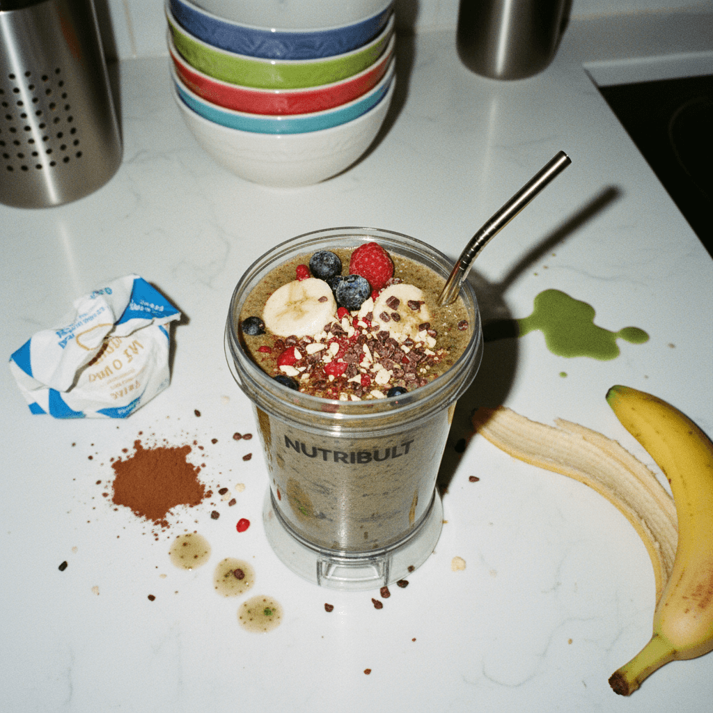 Chocolate Banana Spinach Smoothie