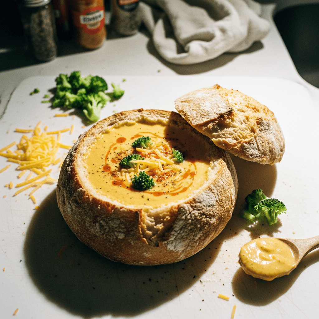 Panera-Style Broccoli Cheddar Soup