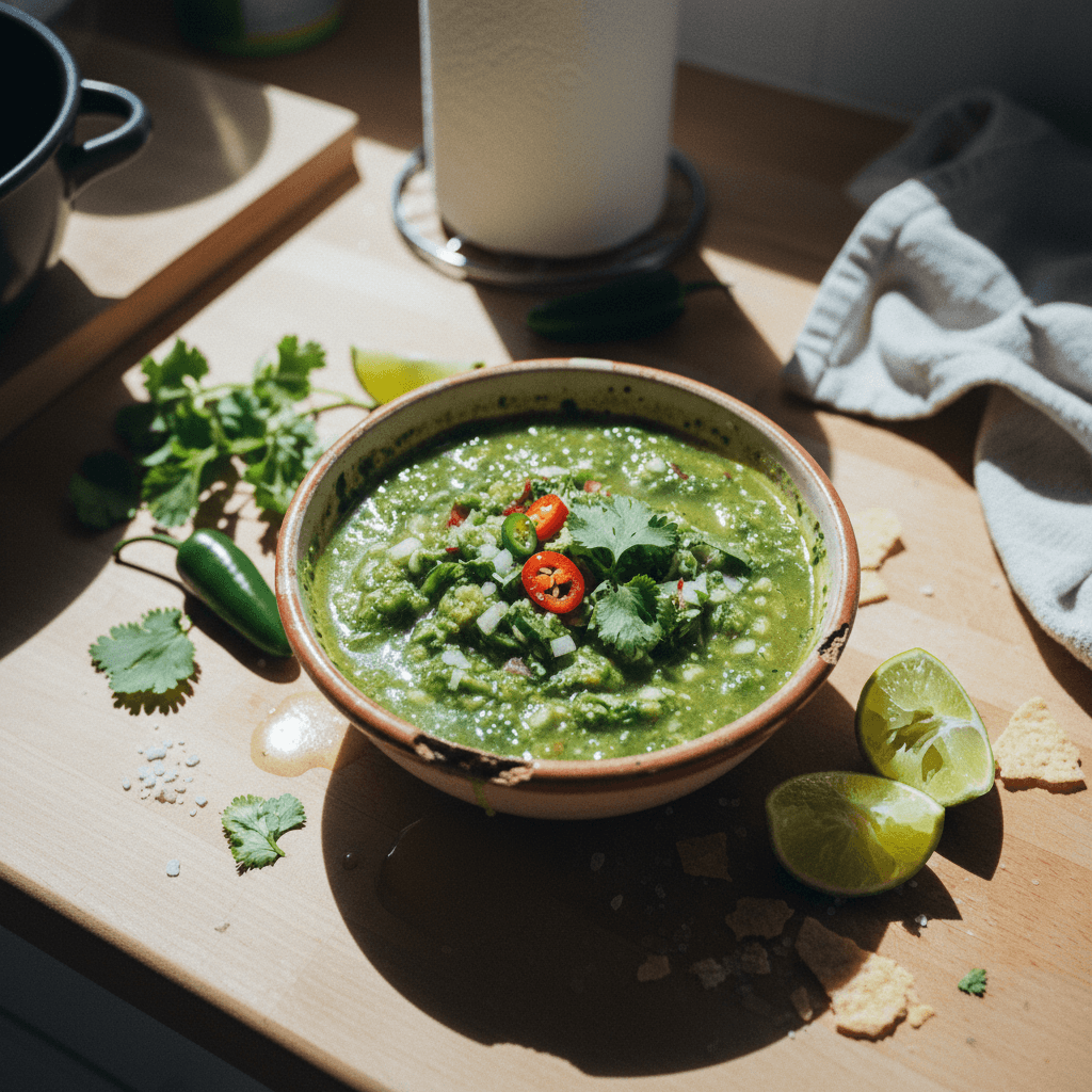 Serrano Lime Cilantro Salsa Verde