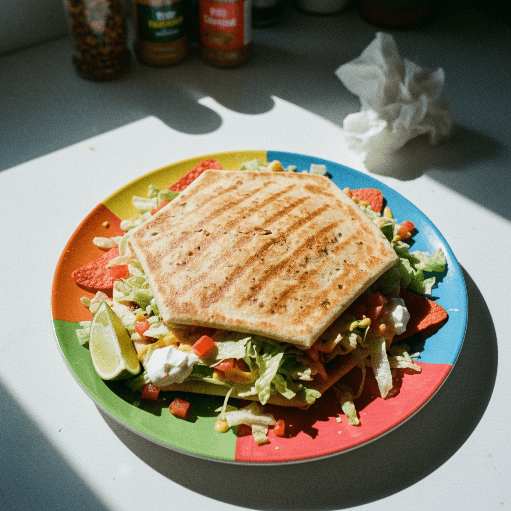 Homemade Crunchwrap Supreme