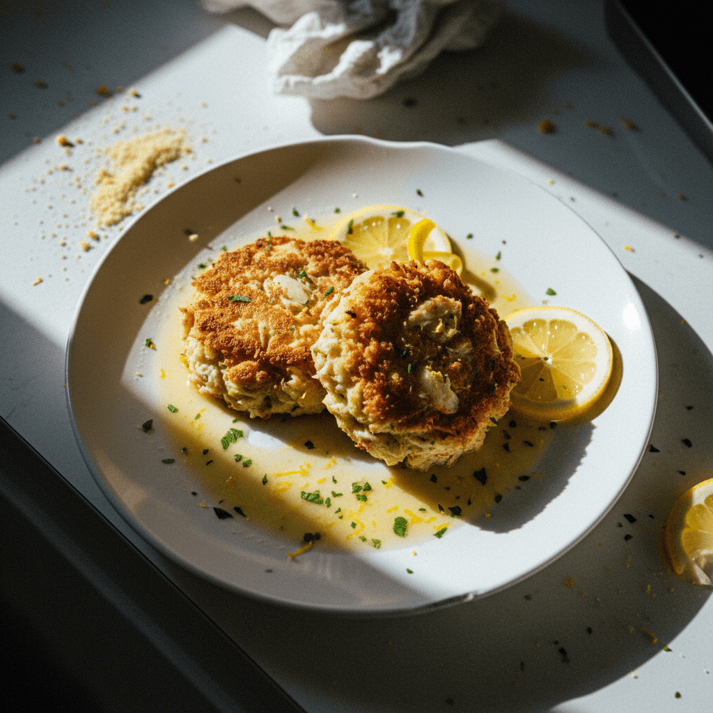 Steakhouse-Style Jumbo Lump Crab Cakes with Lemon Butter
