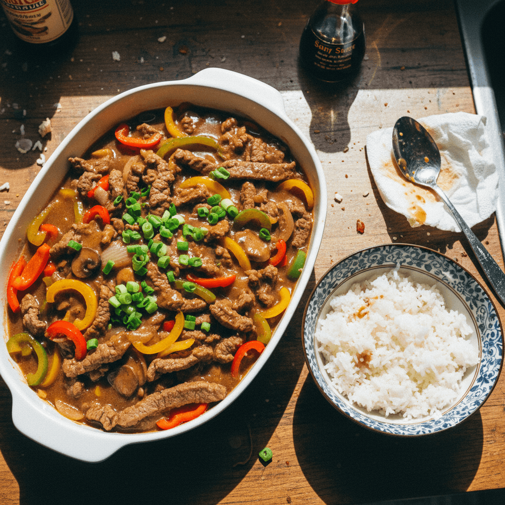 Pepper Steak and Gravy