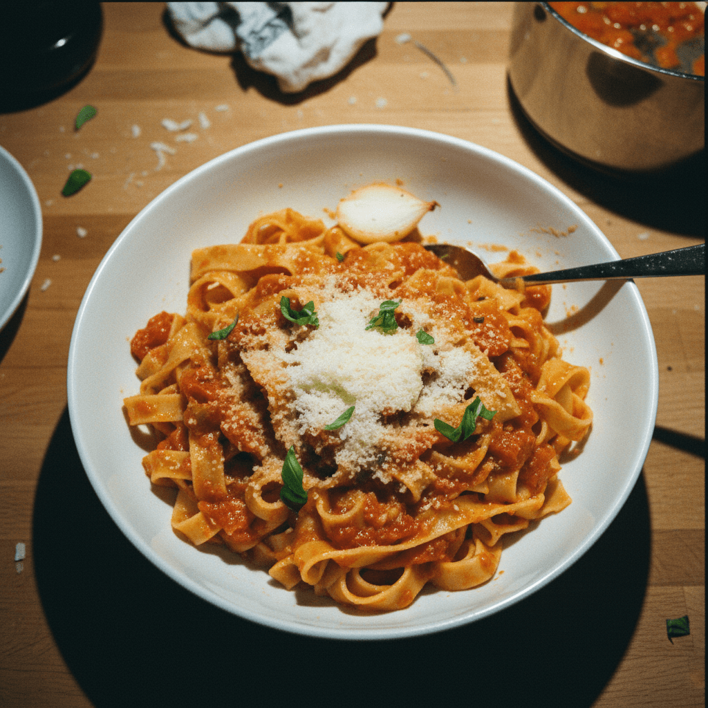 Marcella Hazan's 3-Ingredient Tomato Sauce with Pasta
