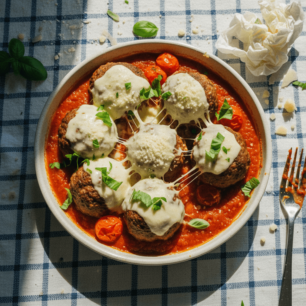 Classic Beef Meatballs Marinara