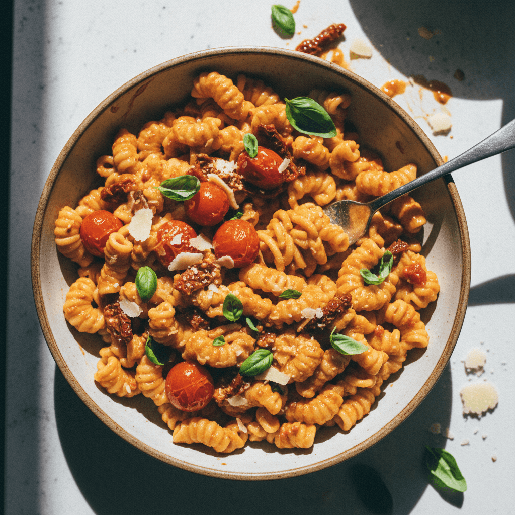 Creamy Tuscan Slow Roasted Tomato Pasta