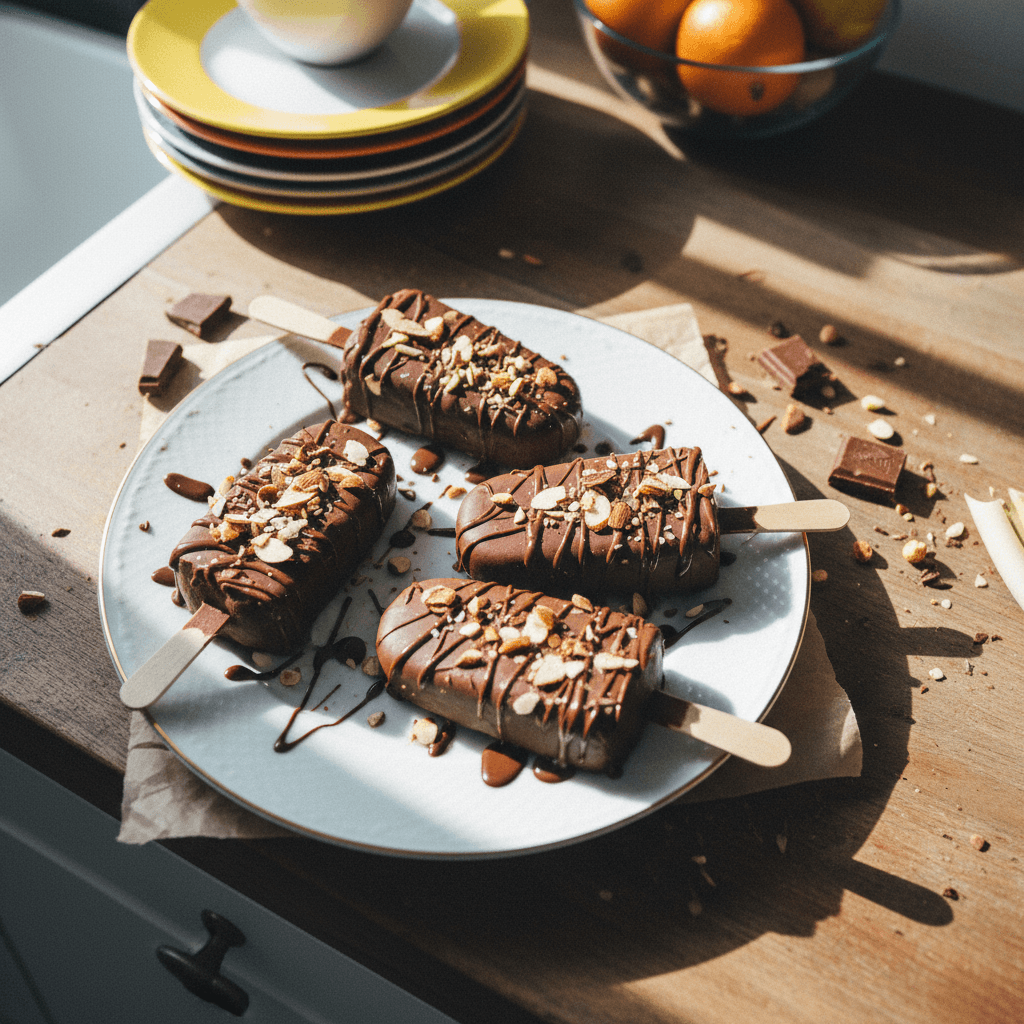 Paletas de Chocolate estilo Magnum