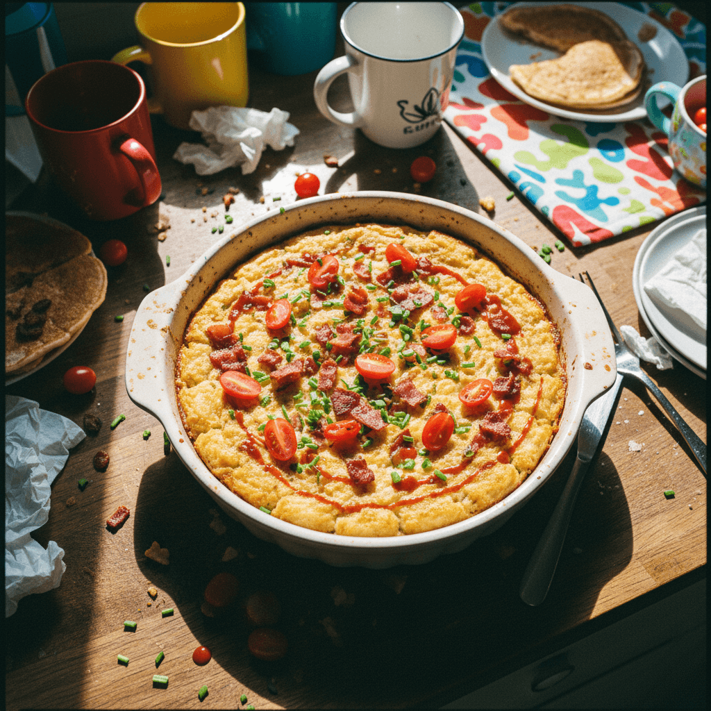 Tater Tot Breakfast Quiche