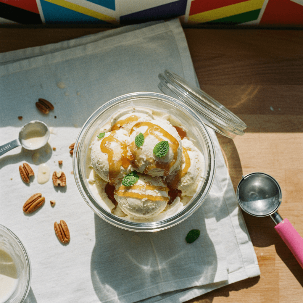 Connoisseur's Creamy Vanilla Ice Cream