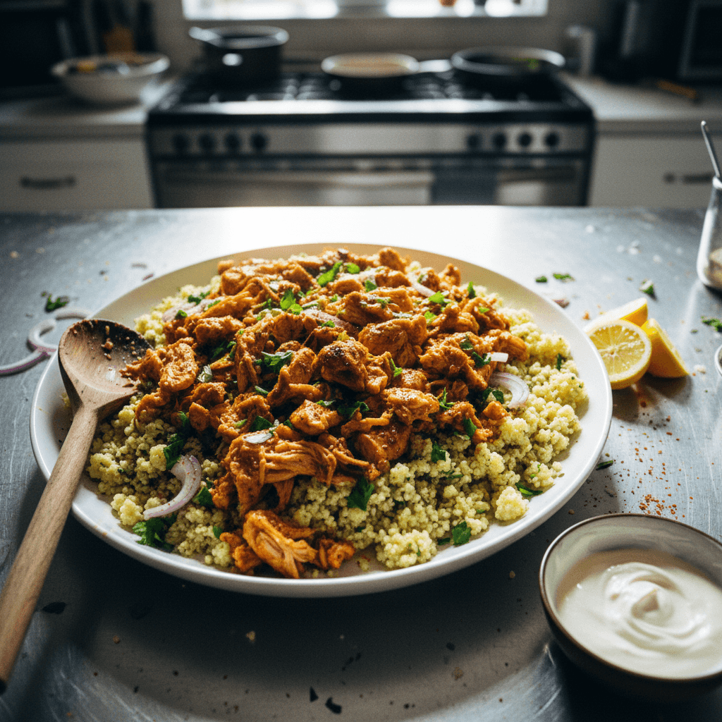 TJ's Keto Shawarma Chicken & Riced Cauliflower Bowls