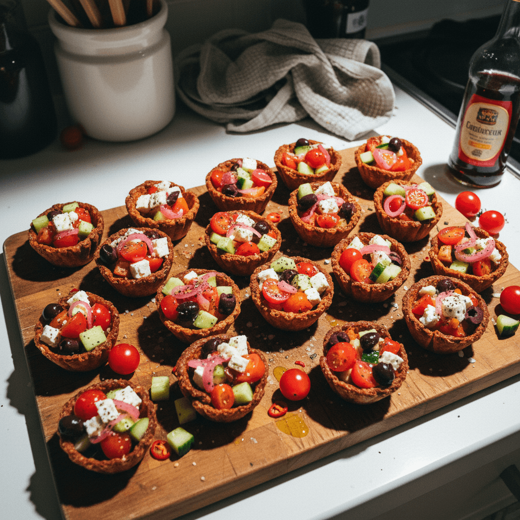 Crispy Salami Cups