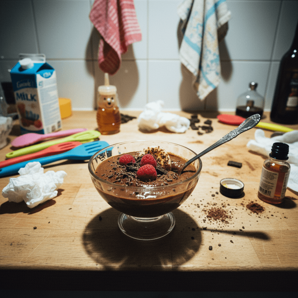 Boiled Egg Chocolate Protein Pudding