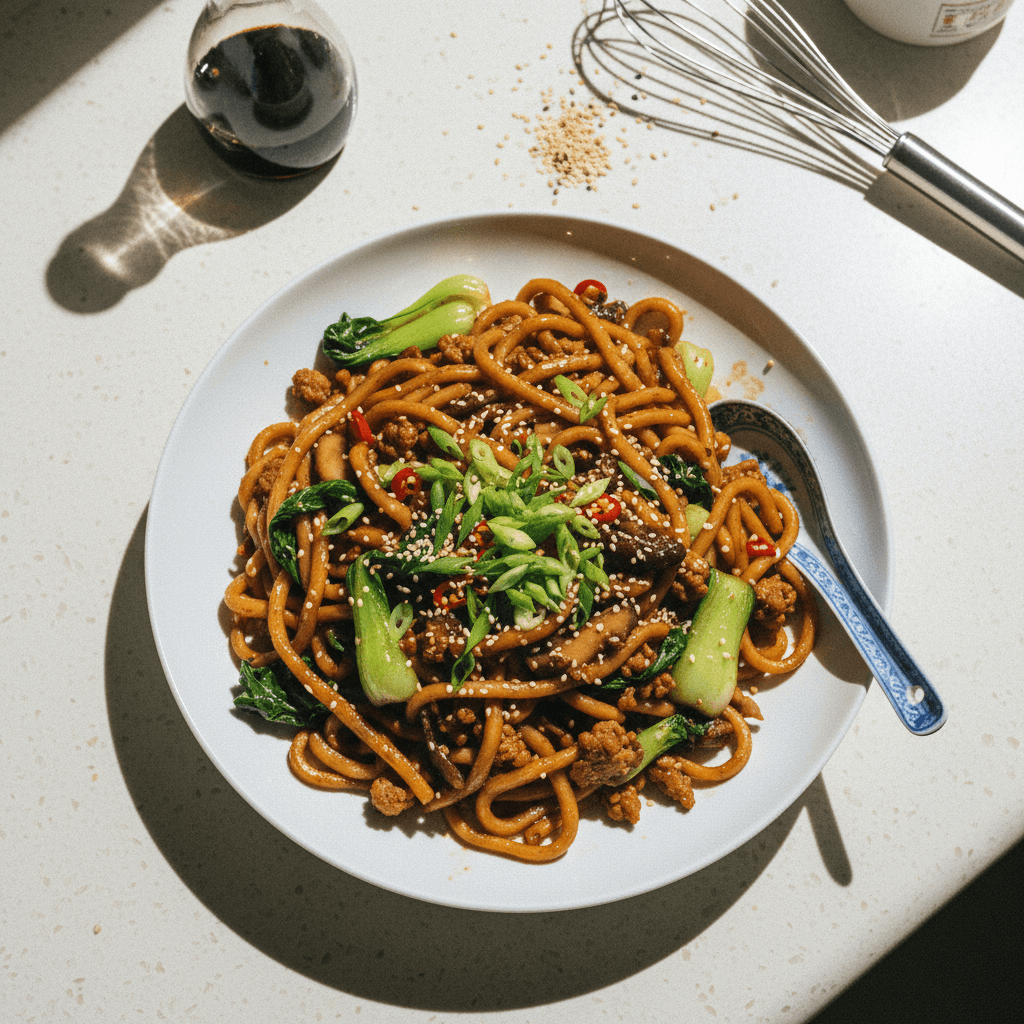 Classic Pork Shanghai Noodles